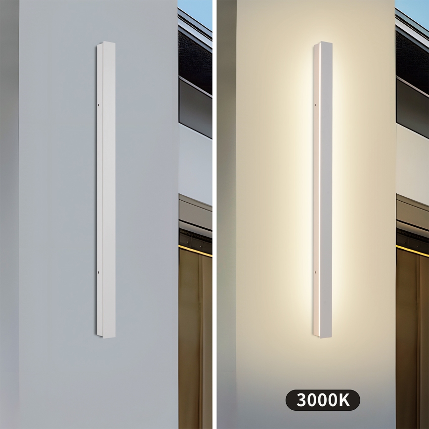 Brilagi - LED Venkovní nástěnné svítidlo LINEAR LED/22W/230V 3000K IP65 100 cm bílá CRI 90