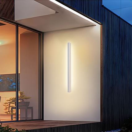 Brilagi - LED Venkovní nástěnné svítidlo LINEAR LED/22W/230V 3000K IP65 100 cm bílá CRI 90