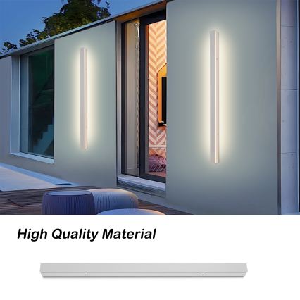 Brilagi - LED Venkovní nástěnné svítidlo LINEAR LED/22W/230V 3000K IP65 100 cm bílá CRI 90