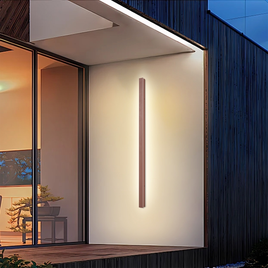 Brilagi - LED Venkovní nástěnné svítidlo LINEAR LED/32W/230V 3000K IP65 140 cm hnědá CRI 90