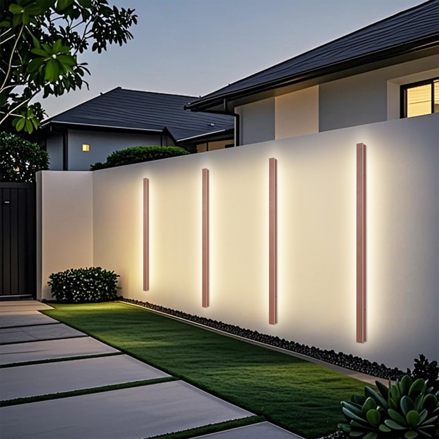 Brilagi - LED Venkovní nástěnné svítidlo LINEAR LED/32W/230V 3000K IP65 140 cm hnědá CRI 90