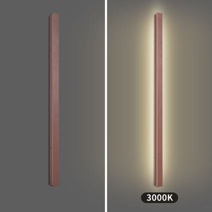 Brilagi - LED Venkovní nástěnné svítidlo LINEAR LED/32W/230V 3000K IP65 140 cm hnědá CRI 90