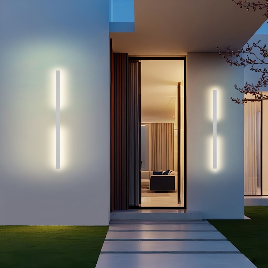 Brilagi - LED Venkovní nástěnné svítidlo LUNA LED/24W/230V 3000K IP65 100 cm bílá CRI 90