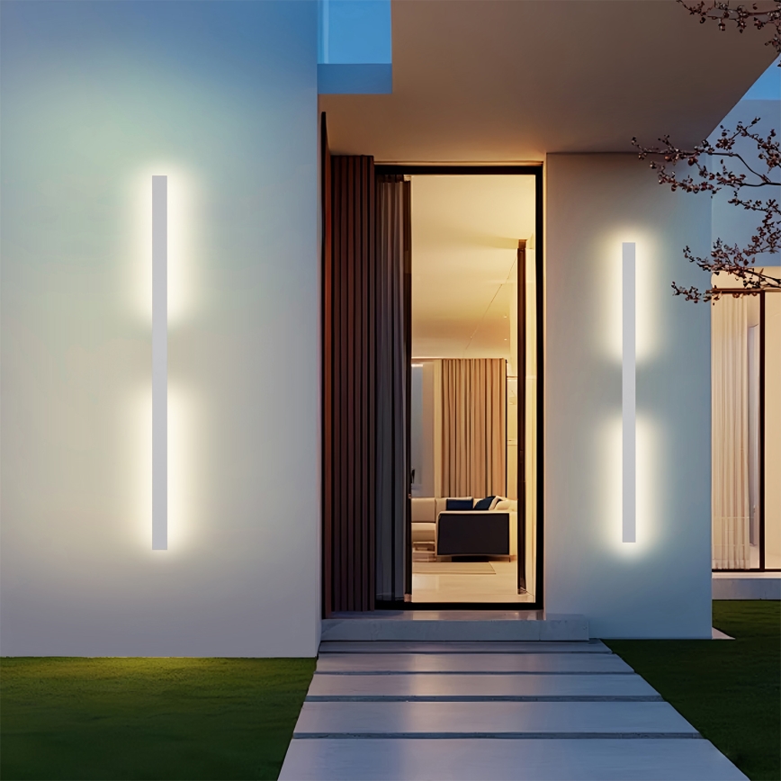 Brilagi - LED Venkovní nástěnné svítidlo LUNA LED/30W/230V 3000K IP65 150 cm bílá CRI 90