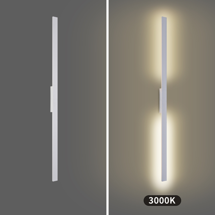 Brilagi - LED Venkovní nástěnné svítidlo LUNA LED/30W/230V 3000K IP65 150 cm bílá CRI 90