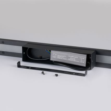 Brilagi - LED Venkovní nástěnné svítidlo LUNA LED/30W/230V 3000K IP65 150 cm černá CRI 90