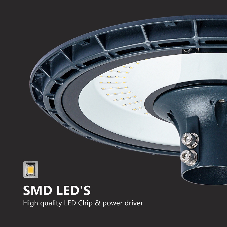 Brilagi - LED Venkovní pouliční lampa se sloupem 3 m URBANSPARK LED/120W/230V antracit IP65