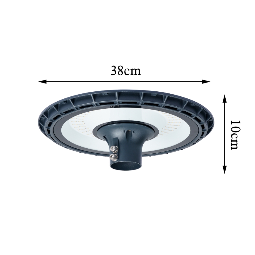 Brilagi - LED Venkovní pouliční lampa se sloupem 3 m URBANSPARK LED/120W/230V antracit IP65