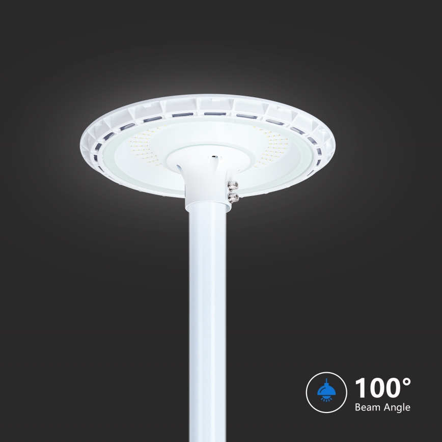 Brilagi - LED Venkovní pouliční lampa se sloupem 3 m URBANSPARK LED/120W/230V bílá IP65