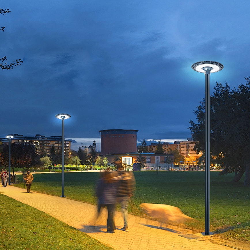 Brilagi - LED Venkovní pouliční lampa se sloupem 4 m URBANSPARK LED/120W/230V antracit IP65
