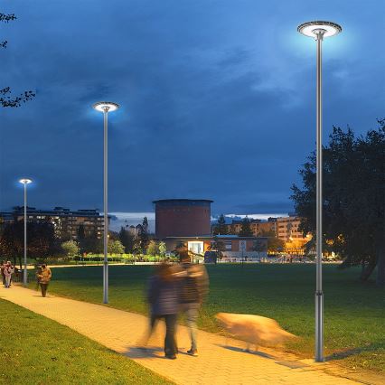 Brilagi - LED Venkovní pouliční lampa se sloupem 5 m URBANSPARK LED/120W/230V antracit IP65