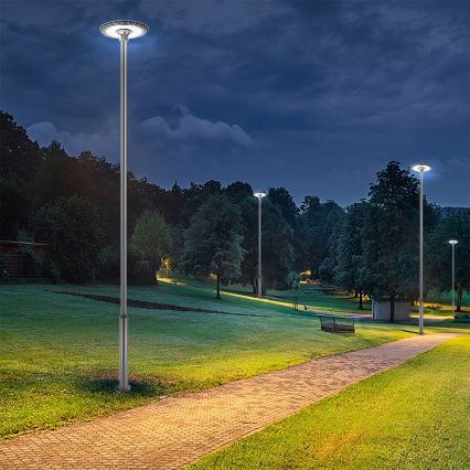 Brilagi - LED Venkovní pouliční lampa se sloupem 5 m URBANSPARK LED/120W/230V antracit IP65