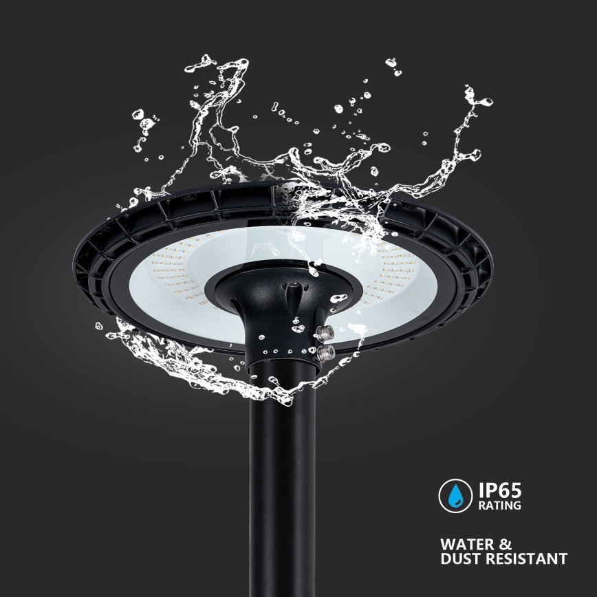 Brilagi - LED Venkovní pouliční lampa se sloupem 5 m URBANSPARK LED/120W/230V černá IP65