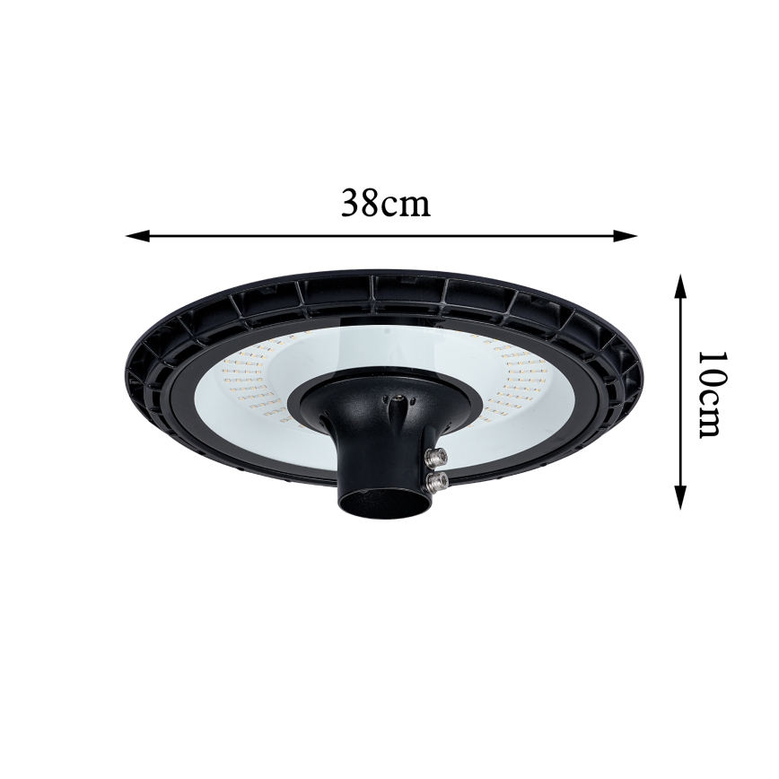 Brilagi - LED Venkovní pouliční lampa se sloupem 5 m URBANSPARK LED/120W/230V černá IP65