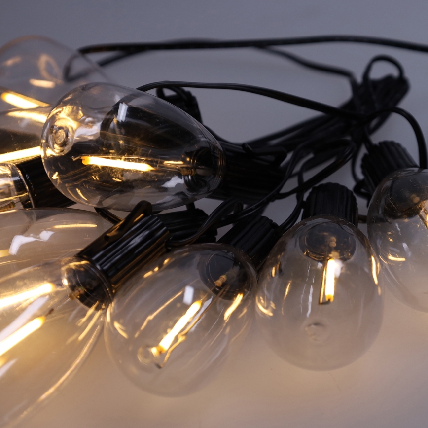 Brilagi - LED Venkovní  girlanda 10xLED/3xAA 3,2m IP44 teplá bílá