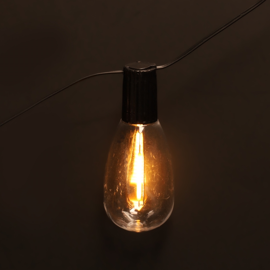 Brilagi - LED Venkovní  girlanda 10xLED/3xAA 3,2m IP44 teplá bílá