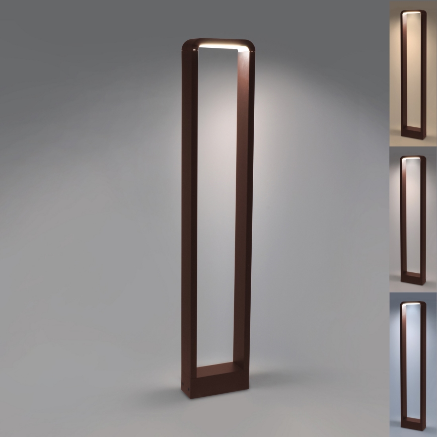 Brilagi - LED Venkovní lampa BARI LED/7W/230V 3000/4000/6000K hnědá IP54 80 cm