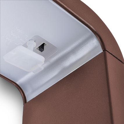 Brilagi - LED Venkovní lampa BARI LED/7W/230V 3000/4000/6000K hnědá IP54 80 cm