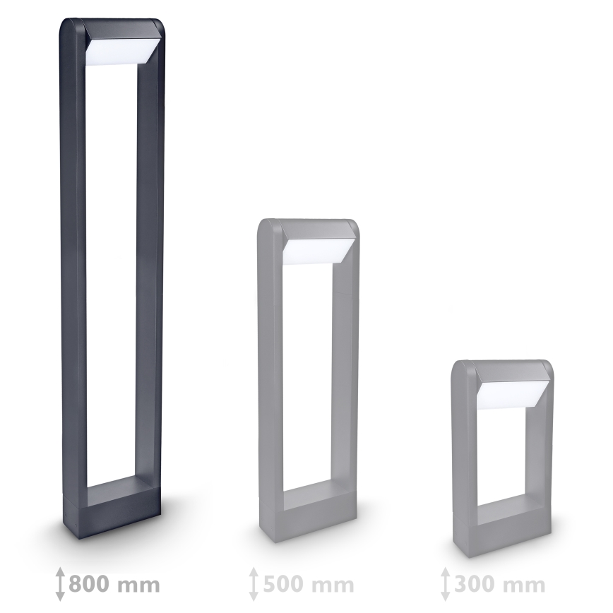Brilagi - LED Venkovní lampa CROTONE LED/7W/230V antracit IP54 80 cm