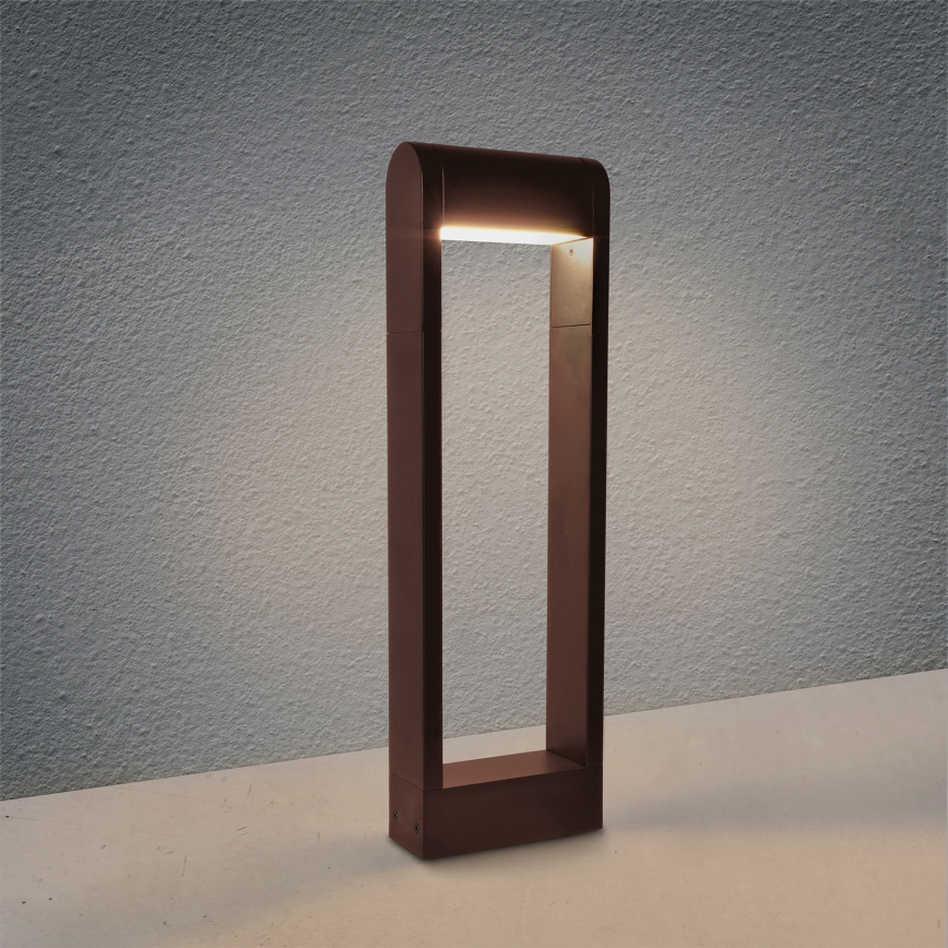 Brilagi - LED Venkovní lampa CROTONE LED/7W/230V hnědá IP54 50 cm