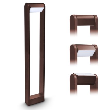 Brilagi - LED Venkovní lampa CROTONE LED/7W/230V hnědá IP54 80 cm