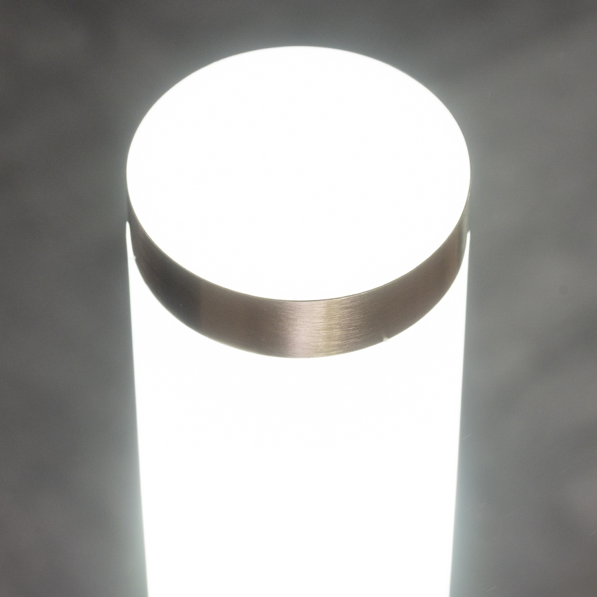 BRILAGI - LED Venkovní lampa ELIA 1xE27/7W/230V 4000K IP44 100 cm matný chrom