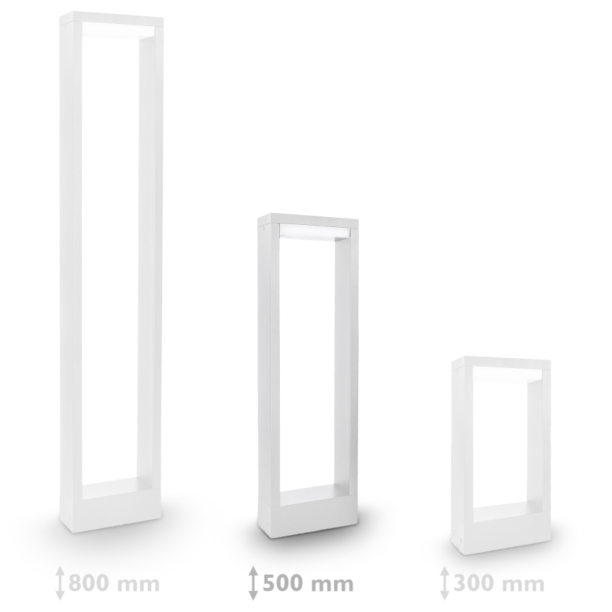 Brilagi - LED Venkovní lampa RAGUSA LED/7W/230V 3000/4000/6000K bílá IP54 50 cm
