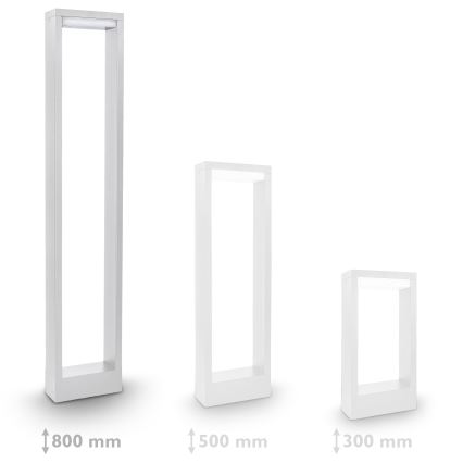 Brilagi - LED Venkovní lampa RAGUSA LED/7W/230V 3000/4000/6000K bílá IP54 80 cm