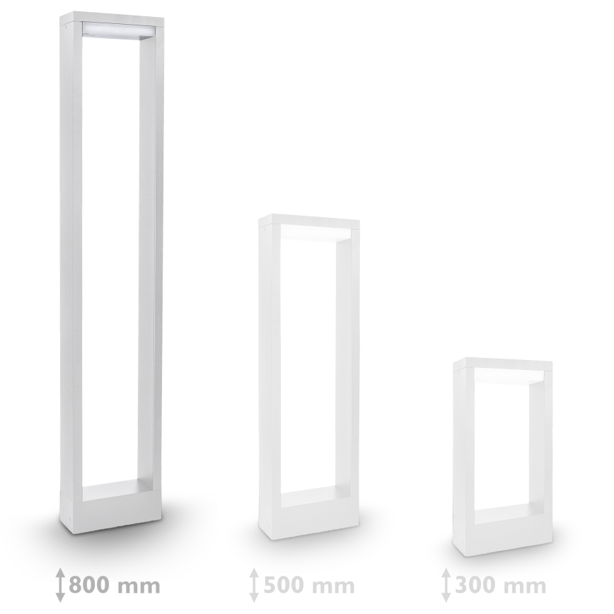 Brilagi - LED Venkovní lampa RAGUSA LED/7W/230V 3000/4000/6000K bílá IP54 80 cm