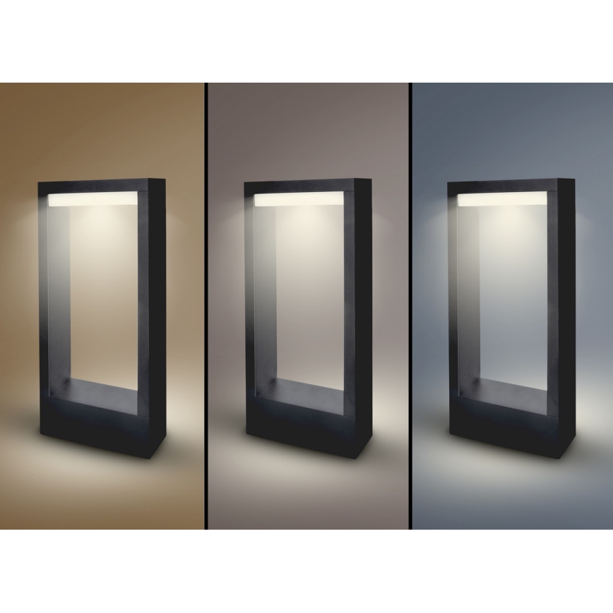 Brilagi - LED Venkovní lampa RAGUSA LED/7W/230V 3000/4000/6000K černá IP54 30 cm