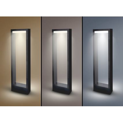 Brilagi - LED Venkovní lampa RAGUSA LED/7W/230V 3000/4000/6000K černá IP54 50 cm