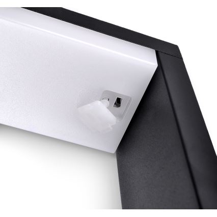Brilagi - LED Venkovní lampa RAGUSA LED/7W/230V 3000/4000/6000K černá IP54 50 cm