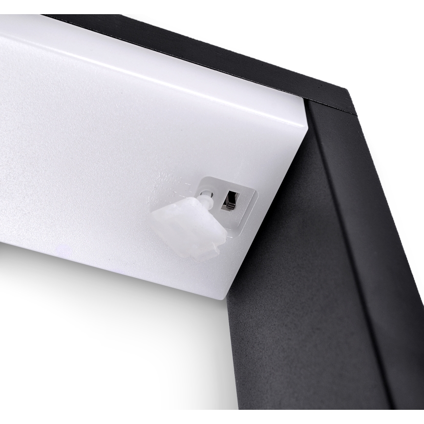 Brilagi - LED Venkovní lampa RAGUSA LED/7W/230V 3000/4000/6000K černá IP54 50 cm