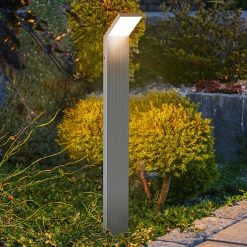 Brilagi - LED Venkovní lampa RIANO LED/8W/230V stříbrná IP65