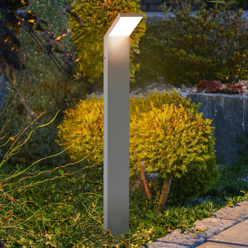 Brilagi - LED Venkovní lampa RIANO LED/8W/230V stříbrná IP65
