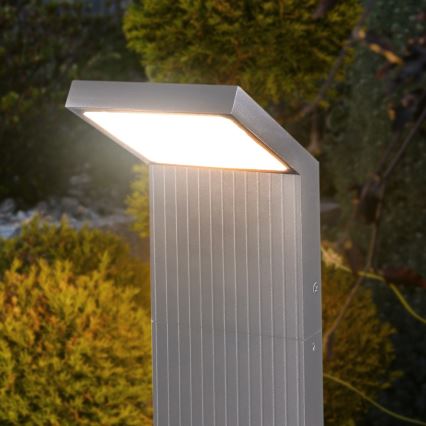 Brilagi - LED Venkovní lampa RIANO LED/8W/230V stříbrná IP65