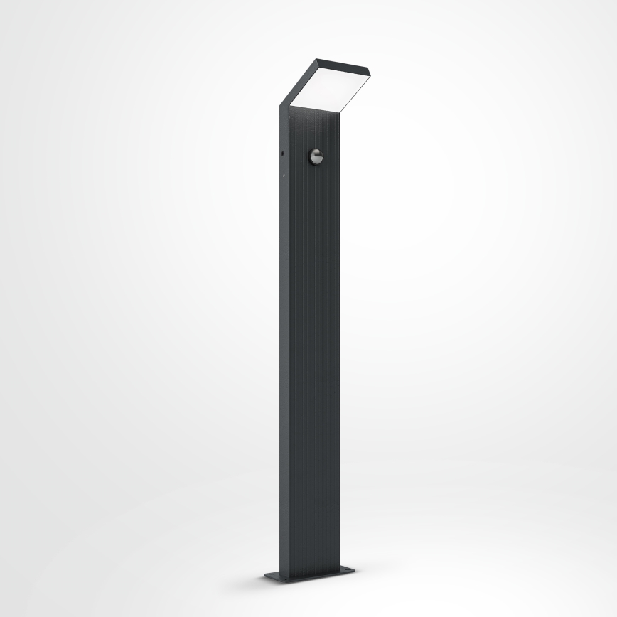Brilagi - LED Venkovní lampa se senzorem RIANO LED/8W/230V antracit IP65