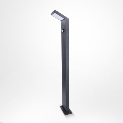 Brilagi - LED Venkovní lampa se senzorem RIANO LED/8W/230V antracit IP65
