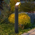 Brilagi - LED Venkovní lampa se senzorem RIANO LED/8W/230V antracit IP65