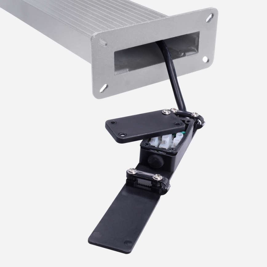 Brilagi - LED Venkovní lampa se senzorem RIANO LED/8W/230V stříbrná IP65