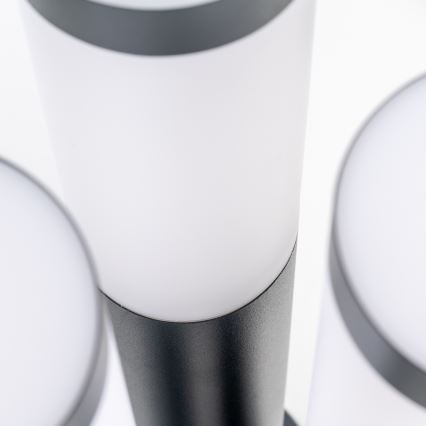 BRILAGI - LED Venkovní lampa se zásuvkou ELIA 1xE27/7W/230V 4000K IP44 50 cm antracit