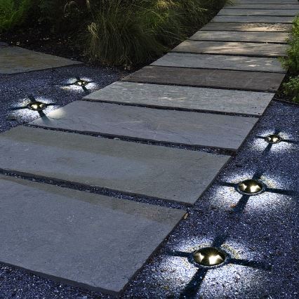 Brilagi - LED Venkovní nájezdové svítidlo GROUNDRAY LED/1W/230V černá IP67