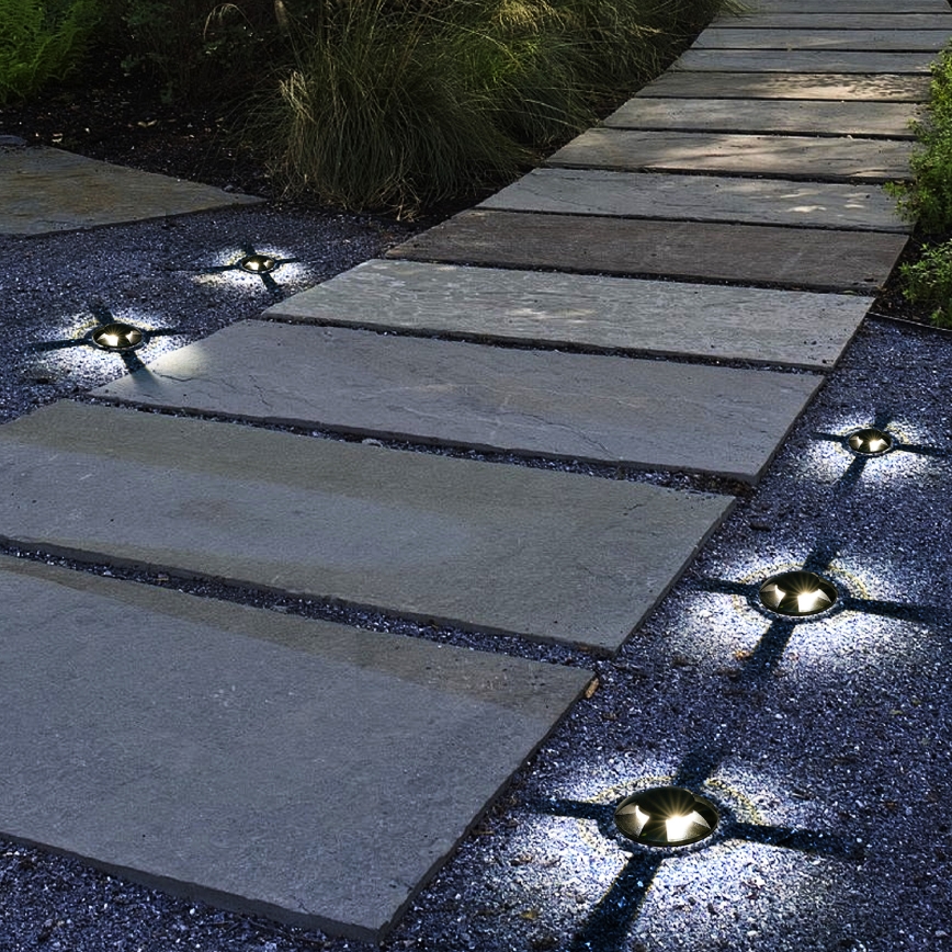 Brilagi - LED Venkovní nájezdové svítidlo GROUNDRAY LED/1W/230V černá IP67