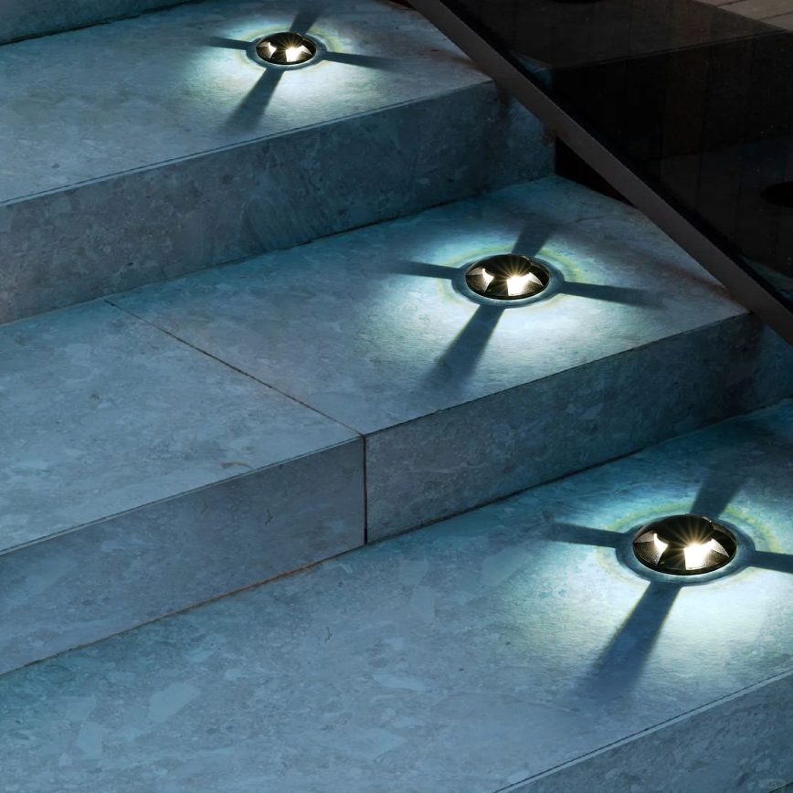Brilagi - LED Venkovní nájezdové svítidlo GROUNDRAY LED/1W/230V černá IP67