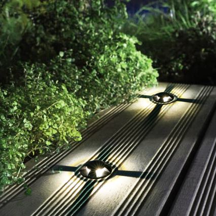 Brilagi - LED Venkovní nájezdové svítidlo GROUNDRAY LED/1W/230V černá IP67