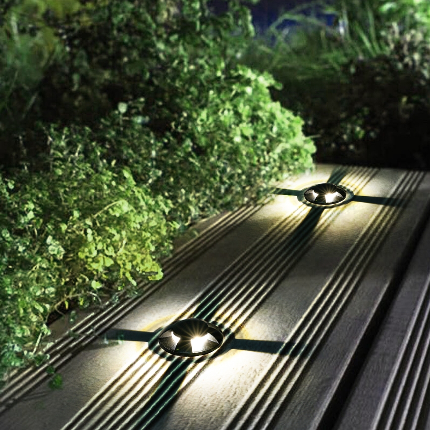 Brilagi - LED Venkovní nájezdové svítidlo GROUNDRAY LED/1W/230V černá IP67