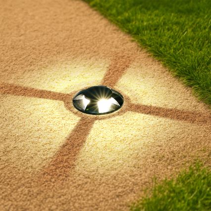 Brilagi - LED Venkovní nájezdové svítidlo GROUNDRAY LED/1W/230V černá IP67