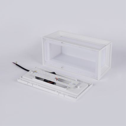 Brilagi - LED Venkovní nástěnné svítidlo PARKER LED/12W/230V 3000/4500/6000K bílá IP44