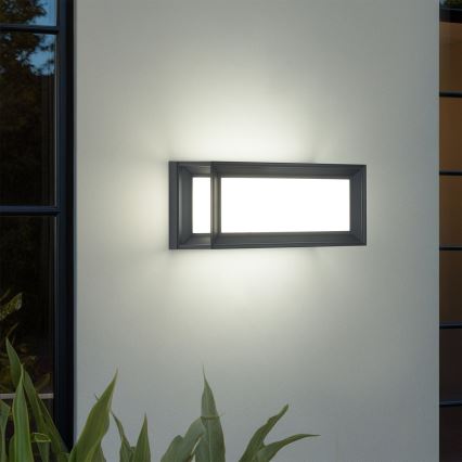 Brilagi - LED Venkovní nástěnné svítidlo se senzorem PARKER LED/12W/230V antracit IP44