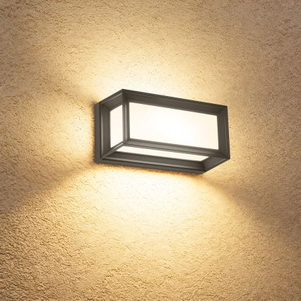 Brilagi - LED Venkovní nástěnné svítidlo se senzorem PARKER LED/12W/230V antracit IP44